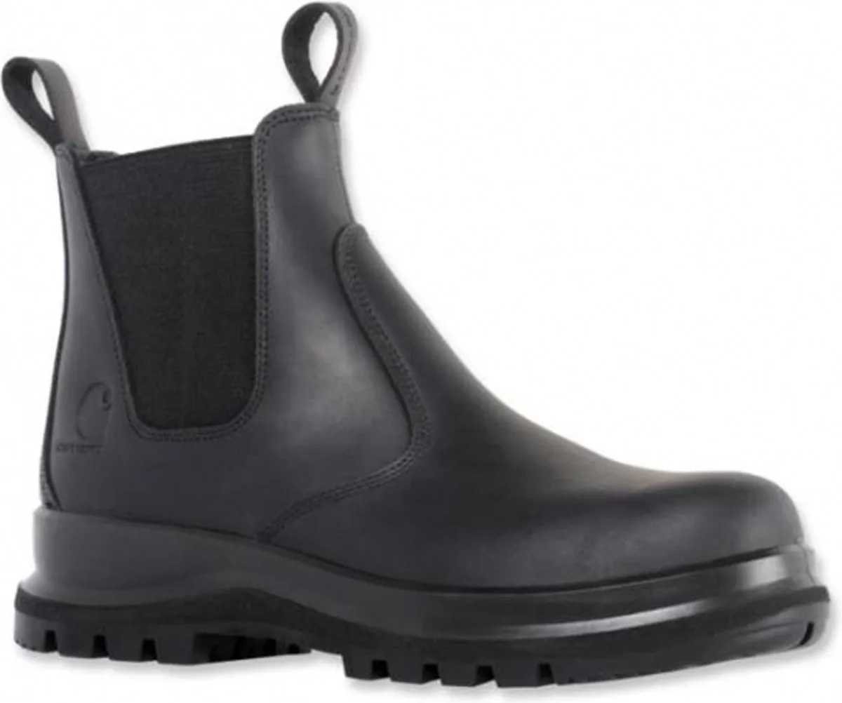 Carter - Chelsea Boot - Volnerf Leer - Zwart - S3 Werkschoenen van Carhartt, Zwart, 41 – productafbeelding