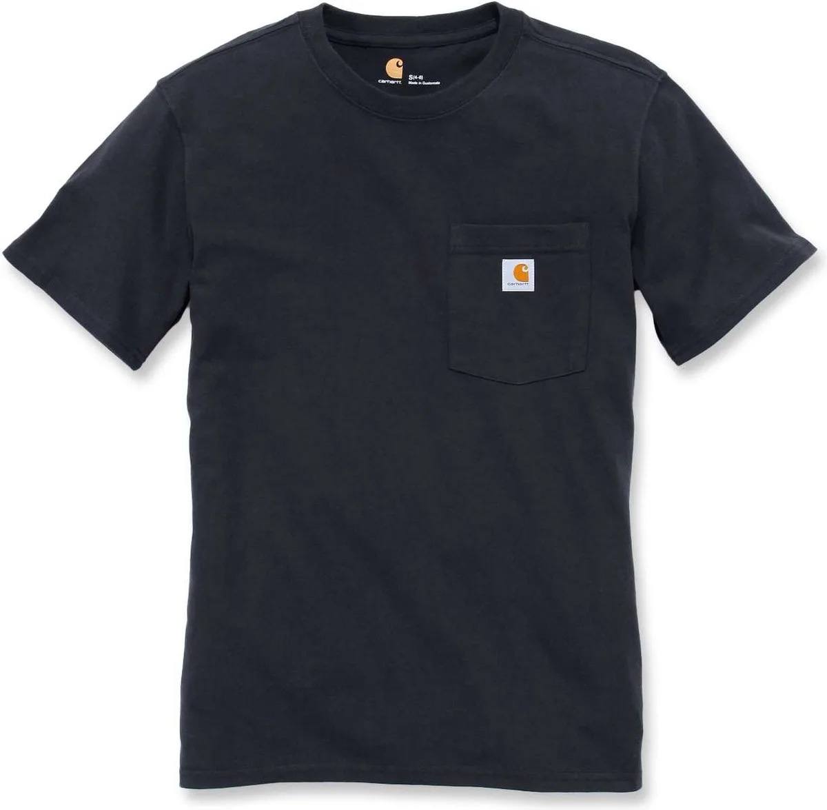 Dames-T-shirt Workw Pocket S/S T-shirt van Carhartt, Zwart – productafbeelding