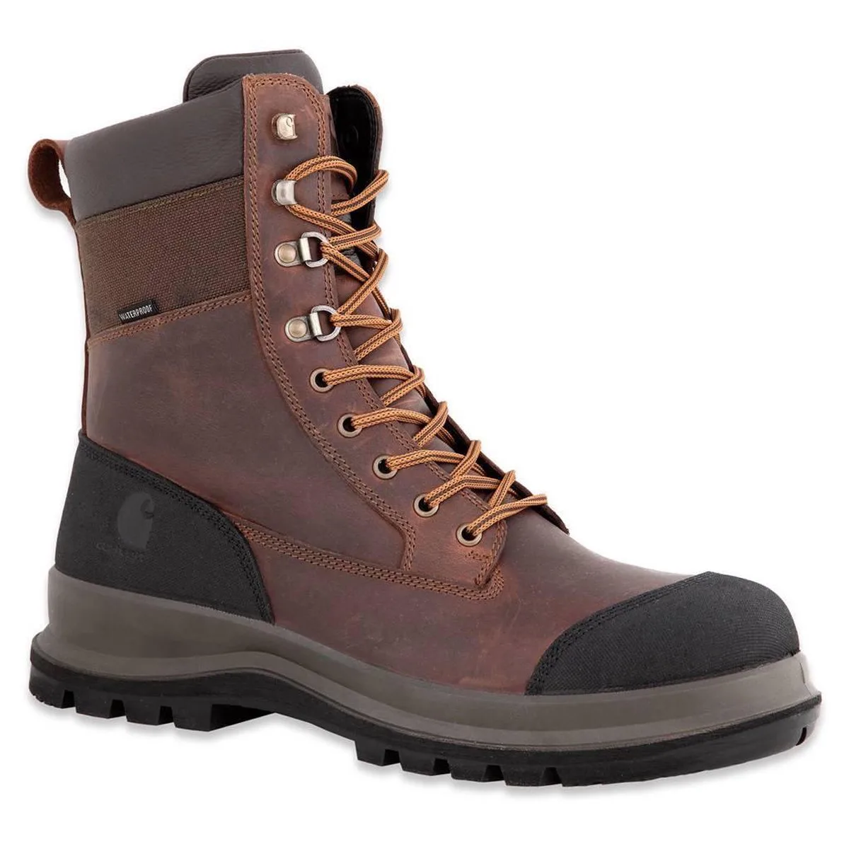 F702905 Men’s Detroit Rugged Flex® Waterproof Insulated S3 High Safety Work Boot - Dark Brown-Dark brown-47 de Carhartt, Dark Brown – image du produit