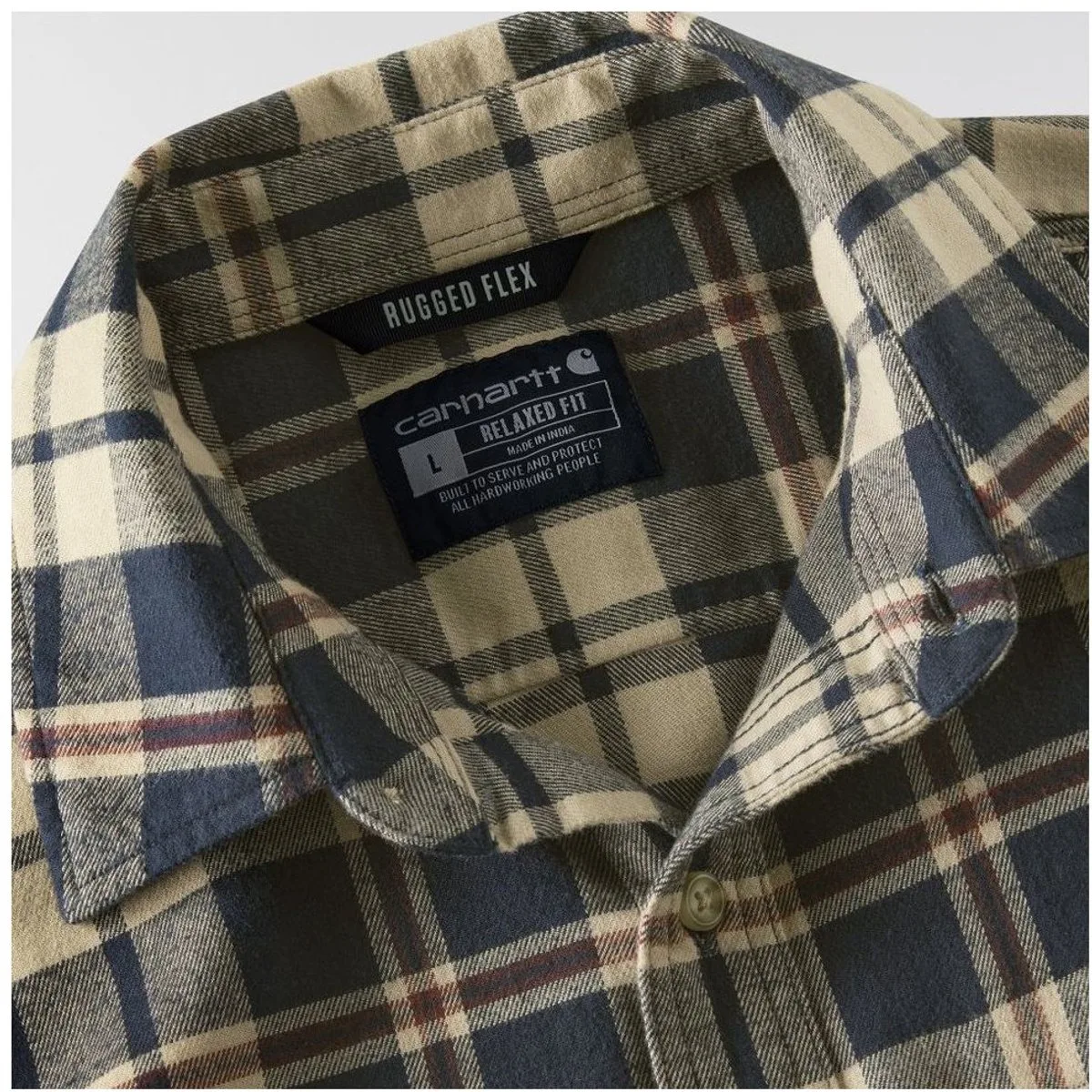 Hamilton Overhemd 107010 van Carhartt, Donkerblauw – productafbeelding
