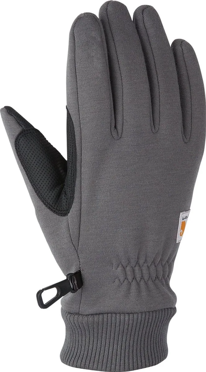 Handschoenen Wind Fighter™ Thermal-Lined Fleece Touch-Sensitive Knit Cuff Glove A622 Carbon Heather-L by Carhartt, Carbon Heather – product image