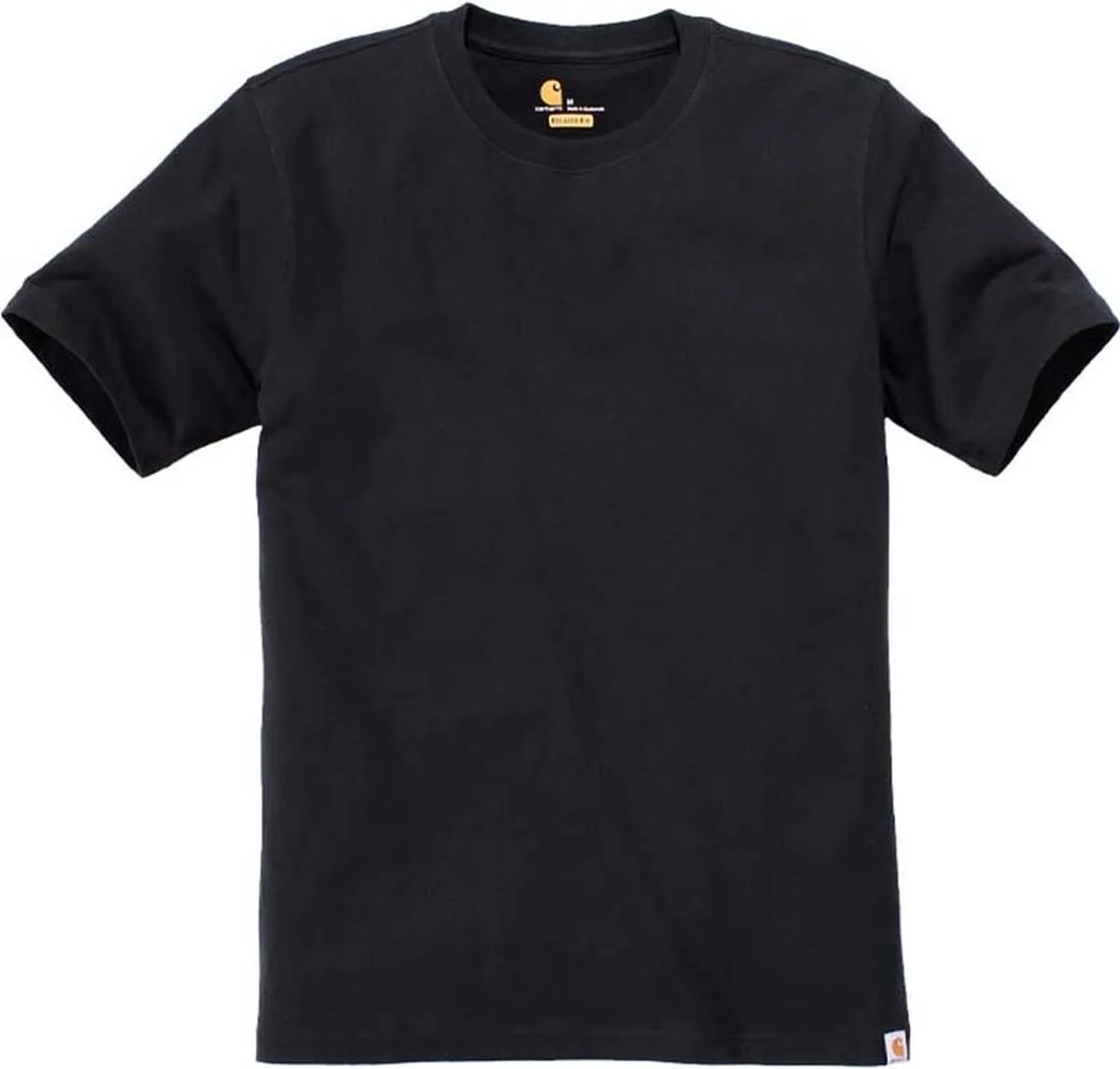 Heavyweight Relaxed Fit T-shirt Met Korte Mouwen Grijs M Man fra Carhartt, Heather Grey – produktbillede