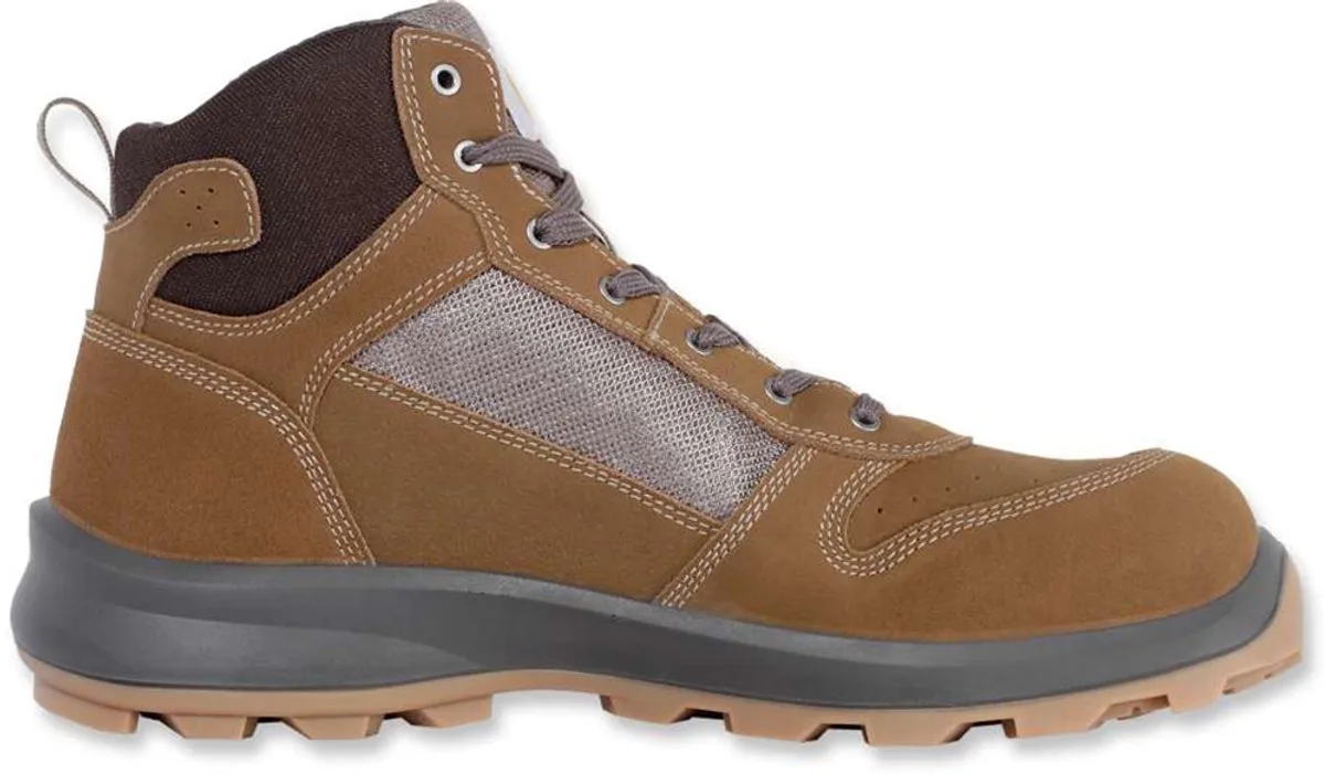 Heren veiligheidsitschoenen Michigan Sneaker Mid Carhartt® Bruin de Carhartt, Marron – image du produit