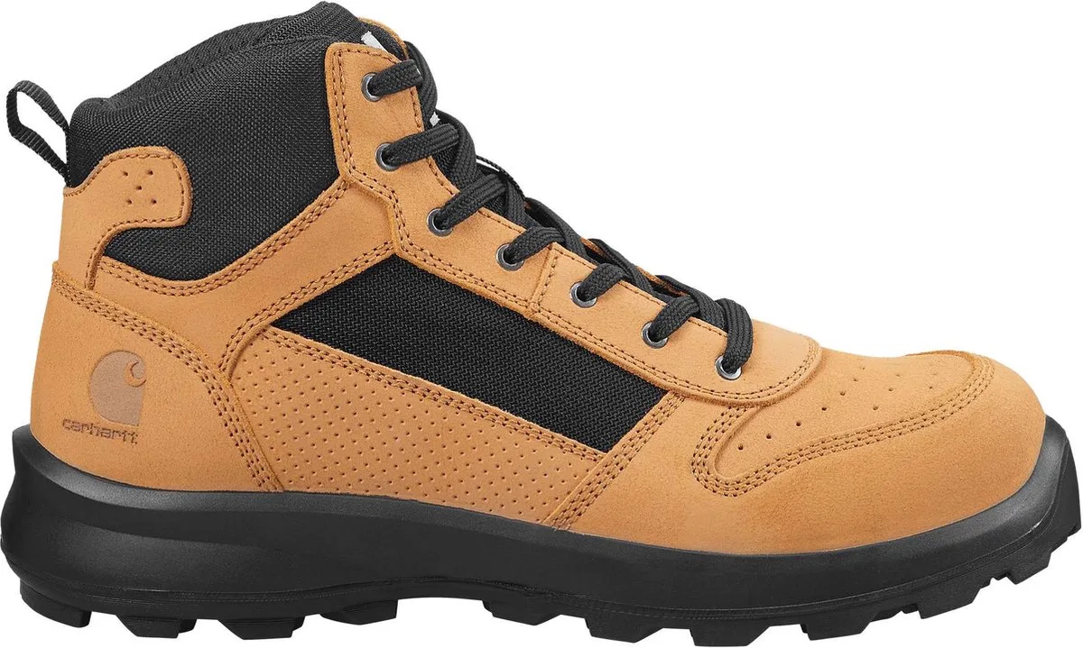 Heren veiligheidsitschoenen Michigan Sneaker Mid Wheat by Carhartt, Yellow – product image