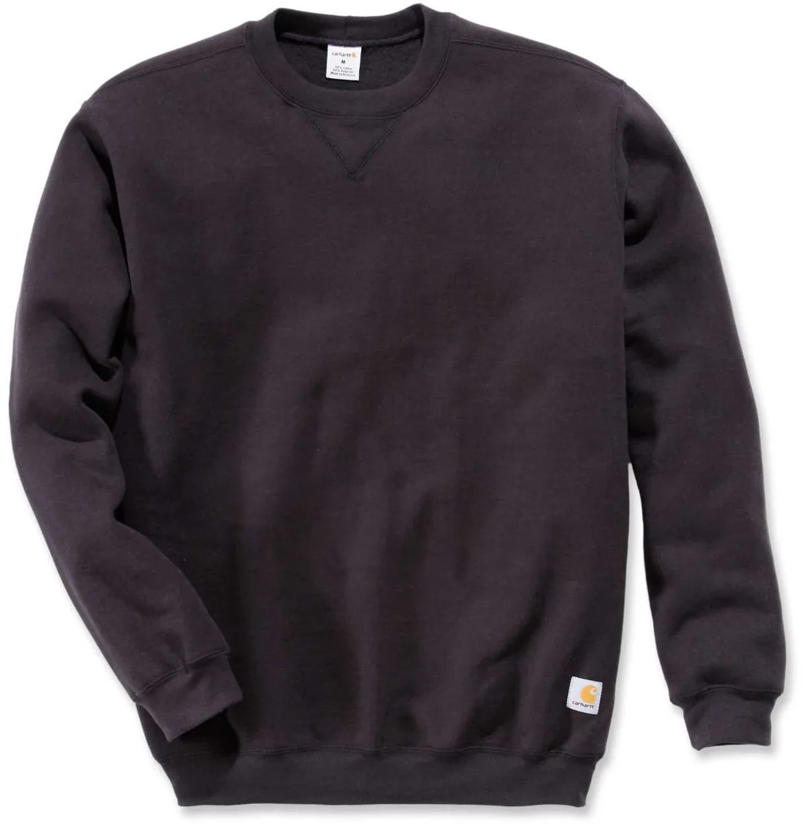 K124 Loose Fit Midweight Crewneck Sweatshirt | Zwart von Carhartt, Schwarz, XS – Produktbild