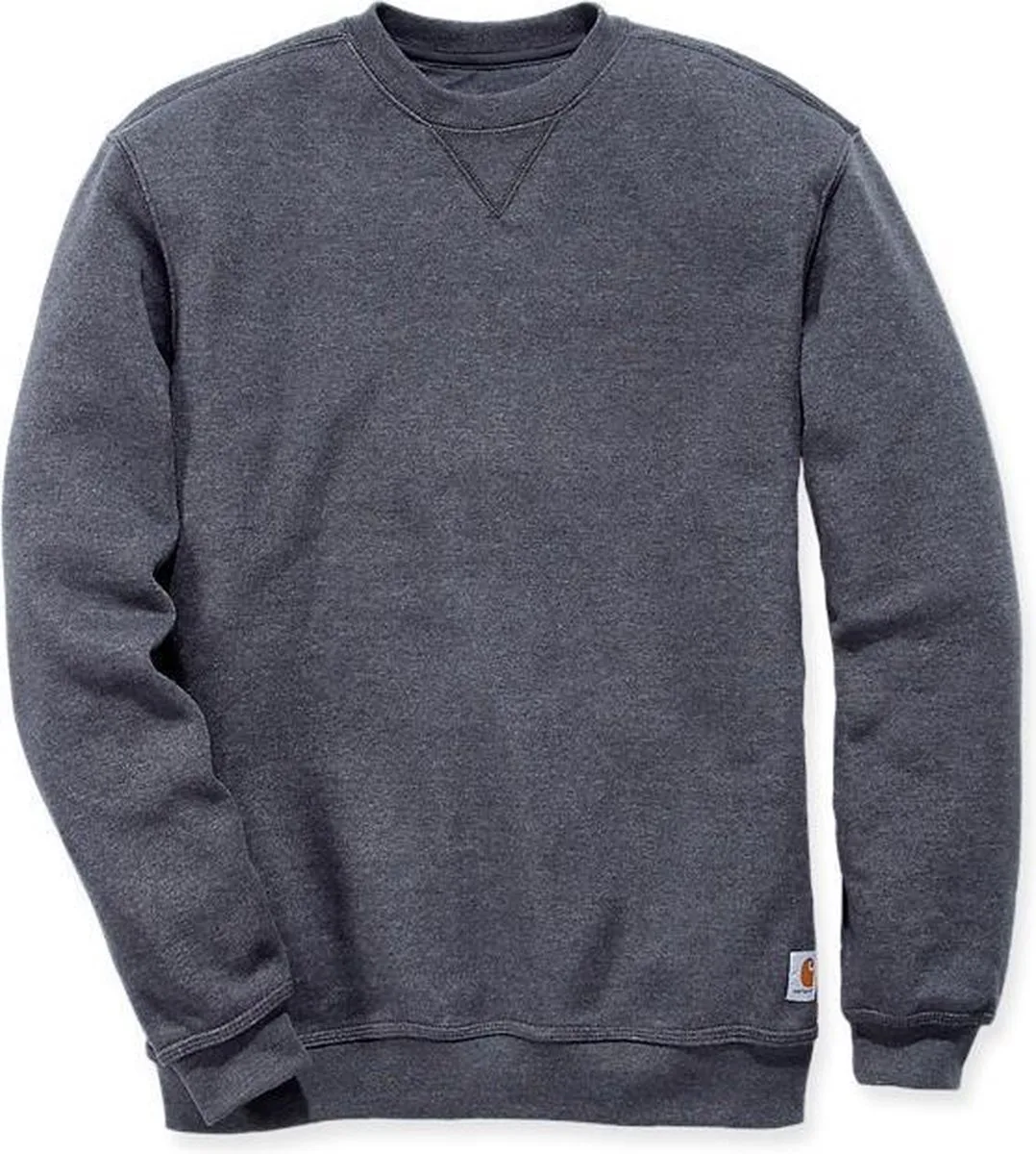 K124 Midweight Crewneck Sweatshirt - Original Fit - Carbon Heather de Carhartt, Carbon heather, XXL – image du produit