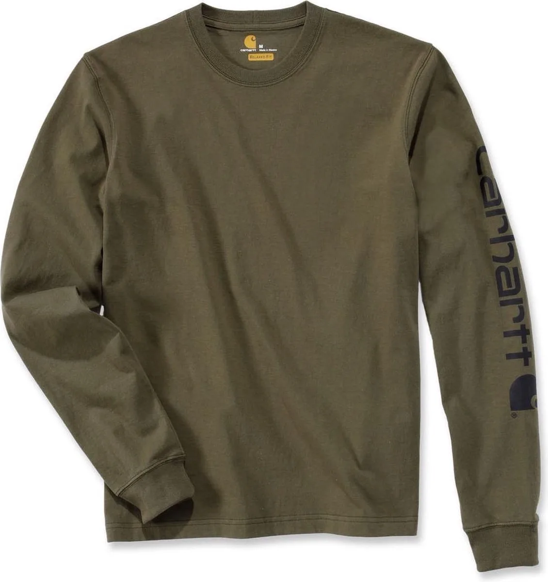 Logo Longsleeve från Carhartt, Svart – produktbild