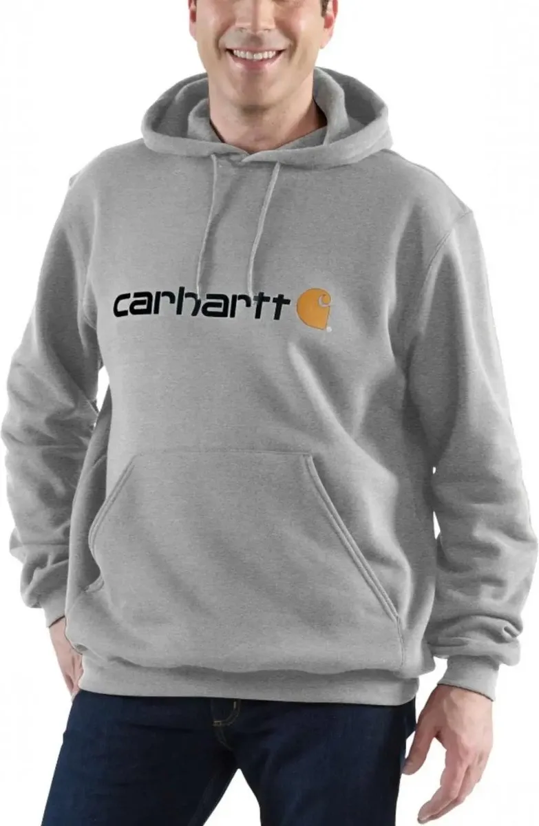 Loose Fit Logo Graphic Sweatshirt-Lichtgrijs-M fra Carhartt, Lysegrå – produktbillede