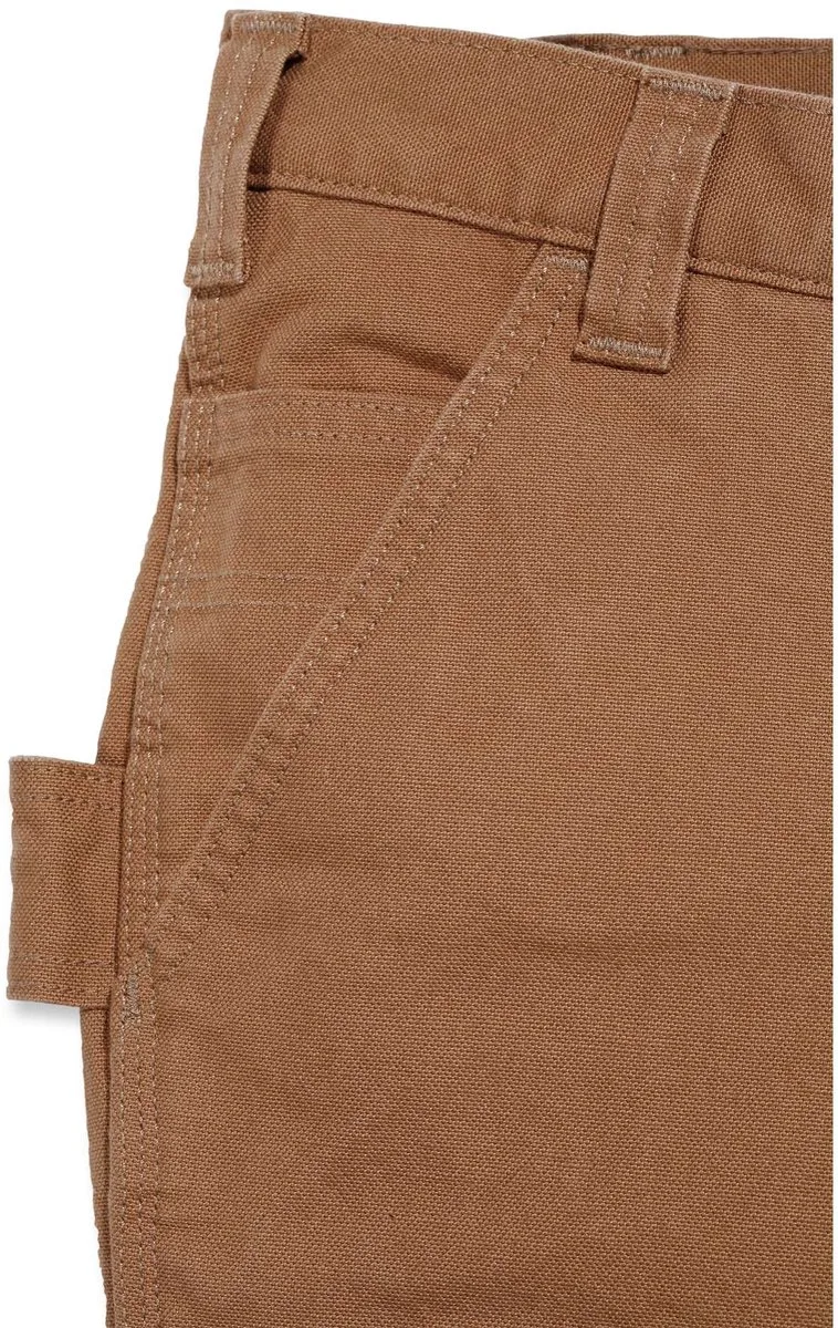 Straight Fit Stretch Duck Dungaree Broek Heren de Carhartt, Marron – image du produit