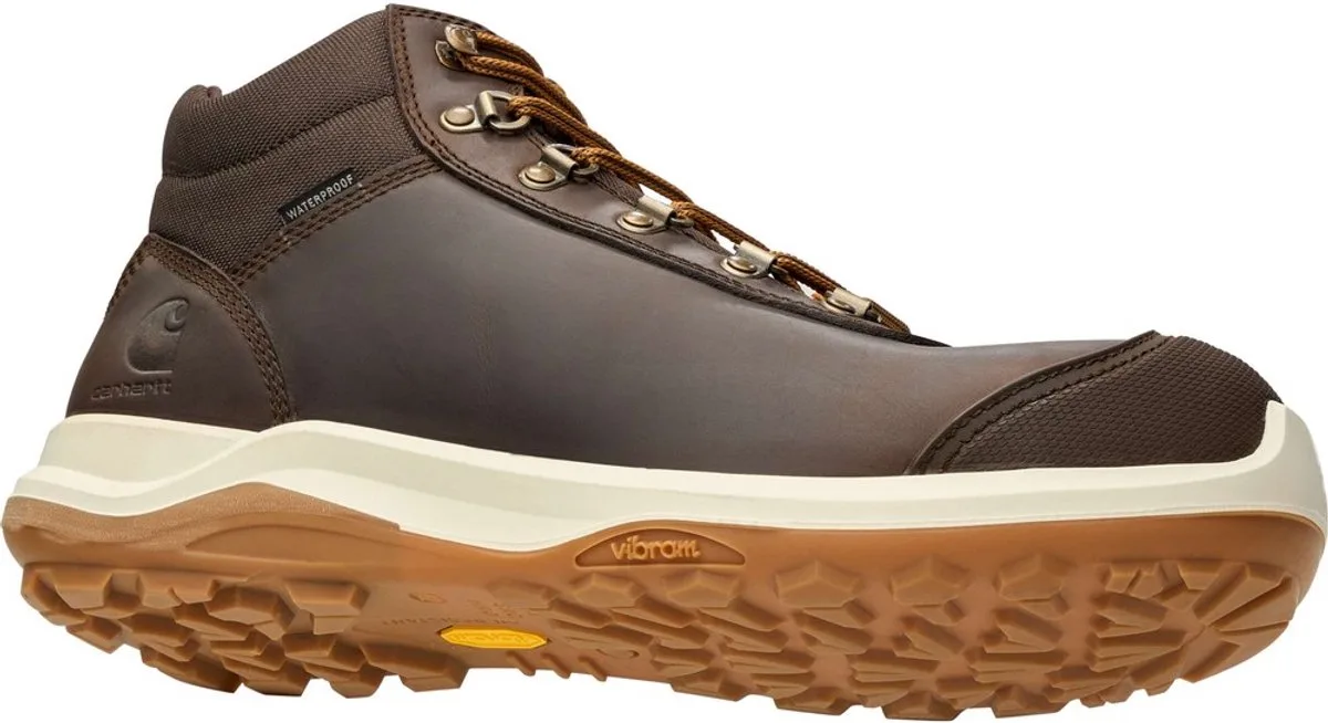 Veiligheidsit-laarzen Wylie Waterproof S3 Safety Boot Donkerbruin by Carhartt, Brown – product image