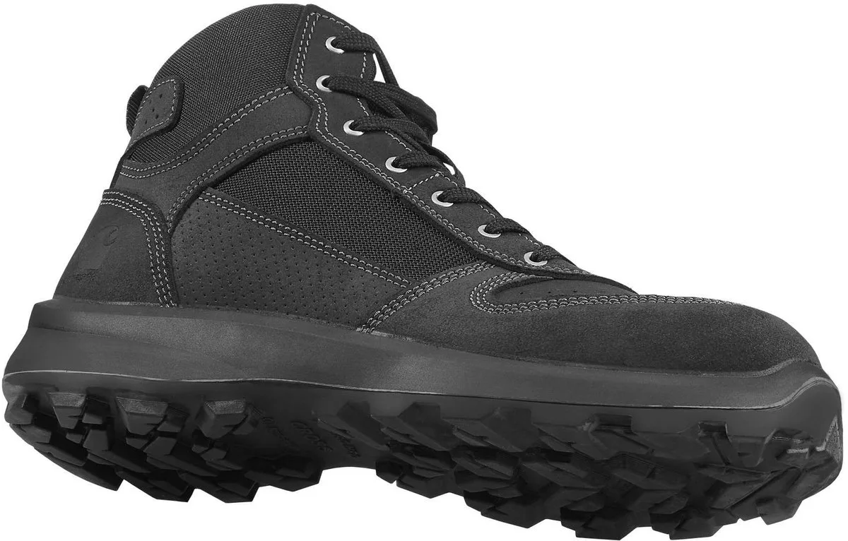 Veiligheidsit-schoenen Michigan Sneaker Mid Zip Black de Carhartt, Noir – image du produit
