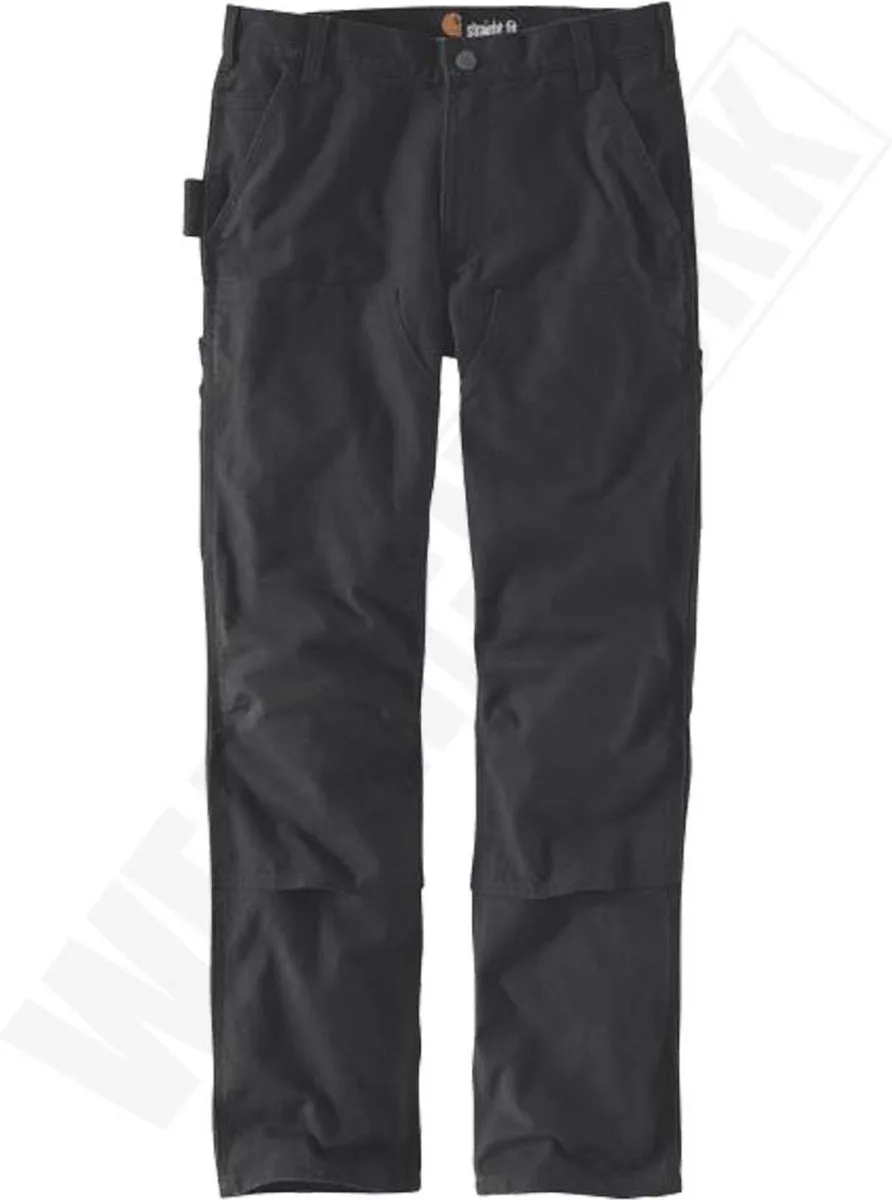 werkbroek double front duck 103340 van Carhartt, Zwart – productafbeelding