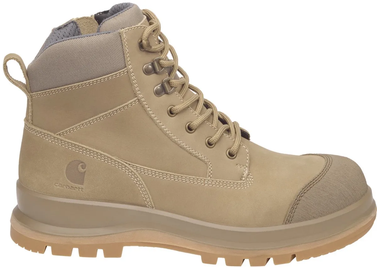 Werkschoenen Carhartt Detroit Khaky met rits S3 SRC HRO van Carhartt, Bruin – productafbeelding
