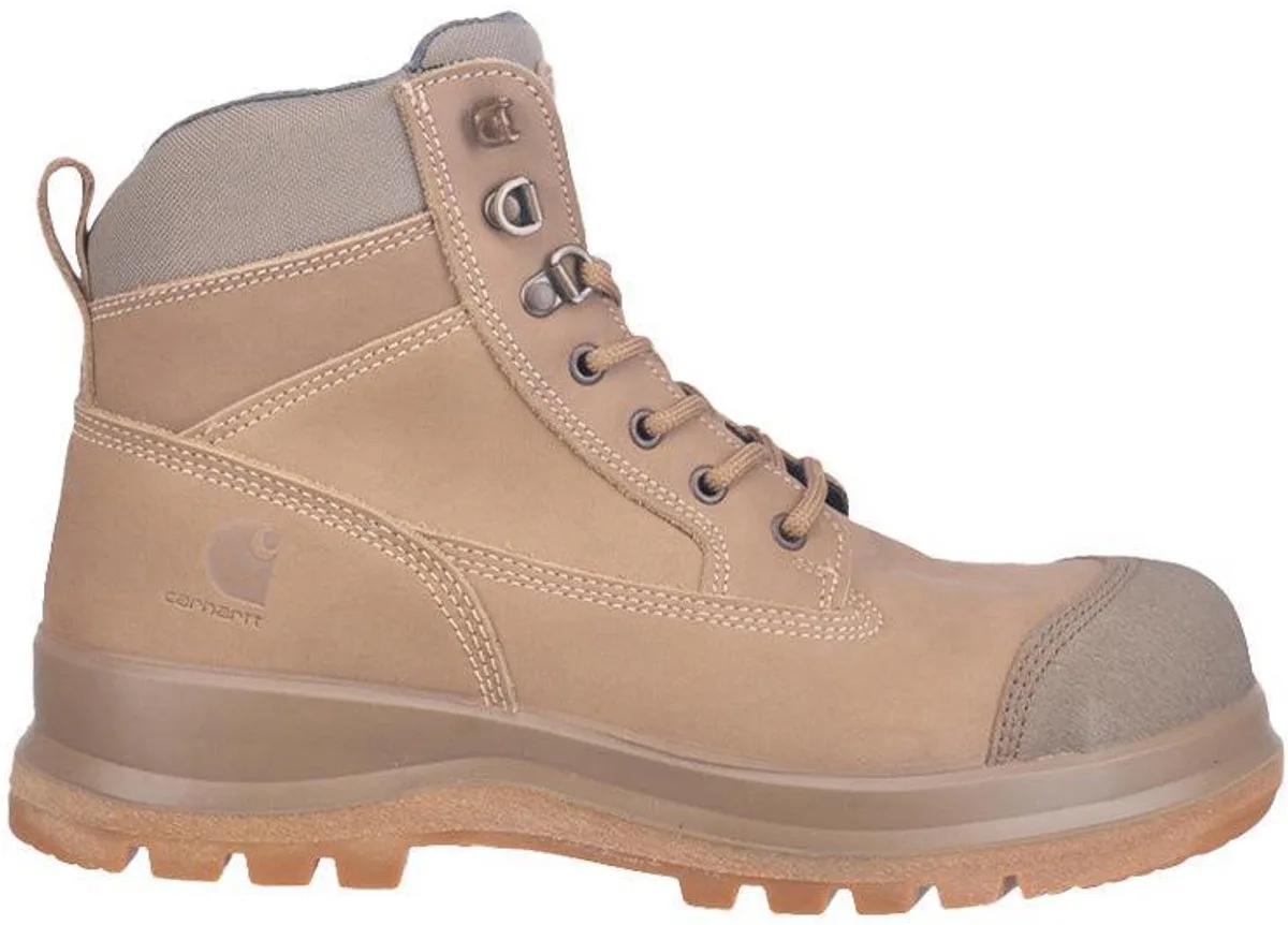 Werkschoenen Carhartt Detroit Khaky met rits S3 SRC HRO van Carhartt, Bruin – productafbeelding