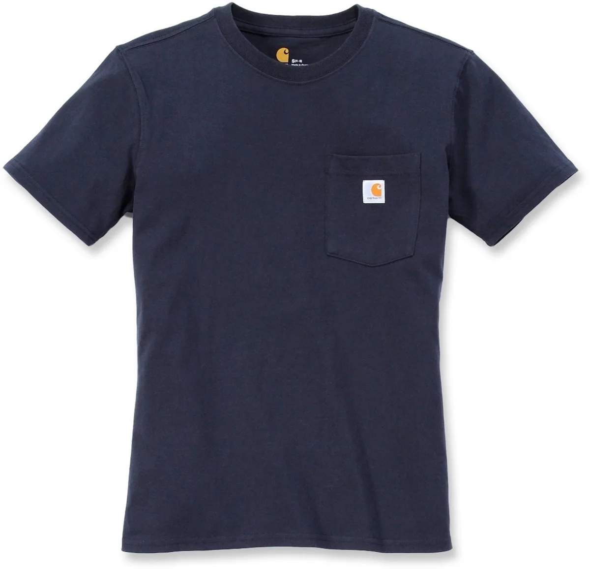 Workwear Pocket Dames T-shirt van Carhartt, Blauw, M – productafbeelding
