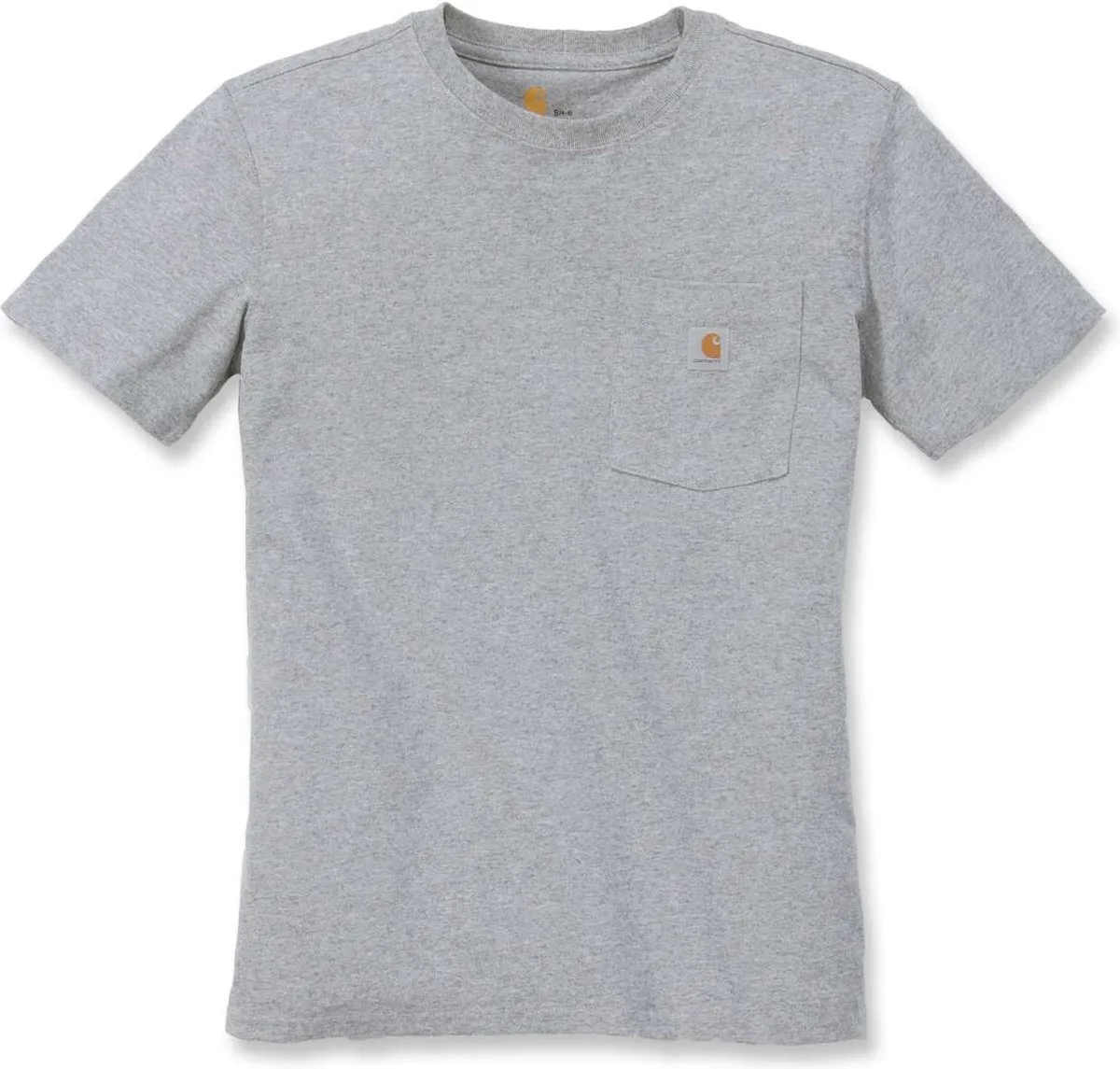 Workwear Pocket Original Fit T-shirt Met Korte Mouwen Grijs de Carhartt, Heather grey, XS – image du produit