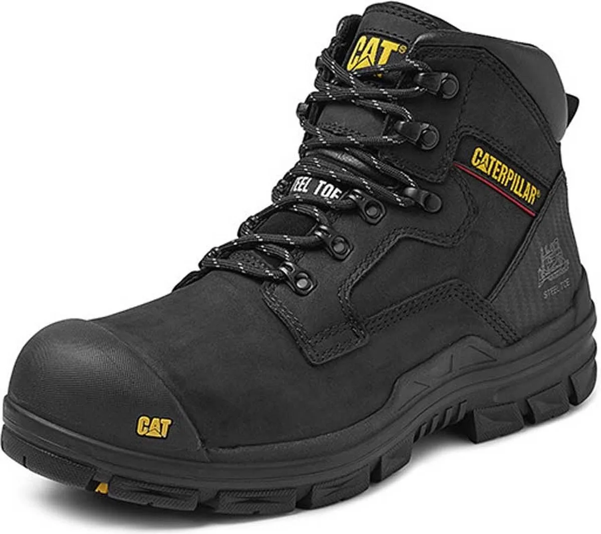 Bearing S3 Hoog P721597 + KN zwart - Zwart de CAT Footwear, Noir, 43 – image du produit