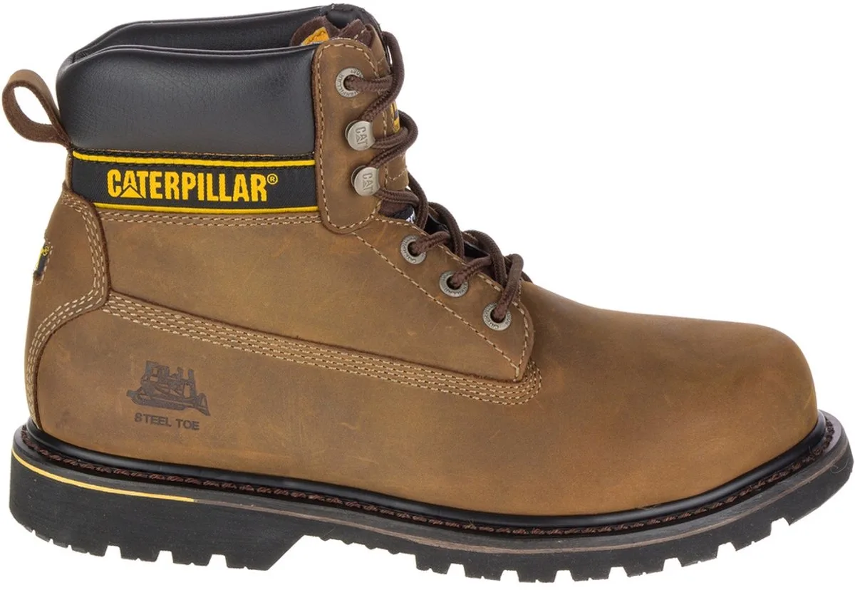 Holton ST S3 | Donkerbruin - FW Industrial Adult - Brown fra CAT Footwear, Donkerbruin, 40 – produktbillede