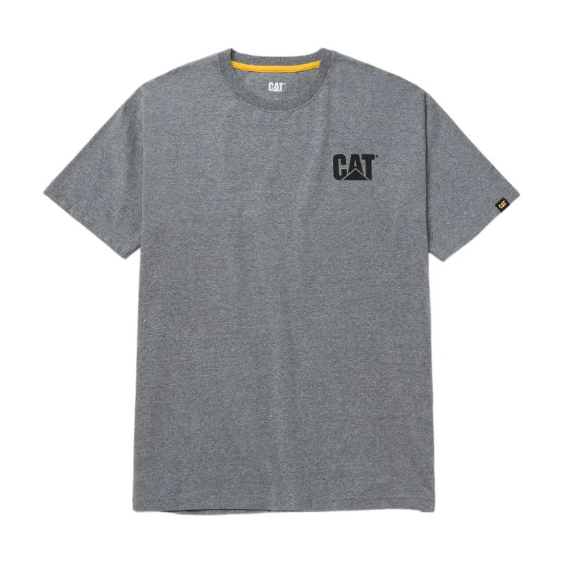 merk T-shirt donker grijs gemêleerd by CAT Footwear, XXL – product image
