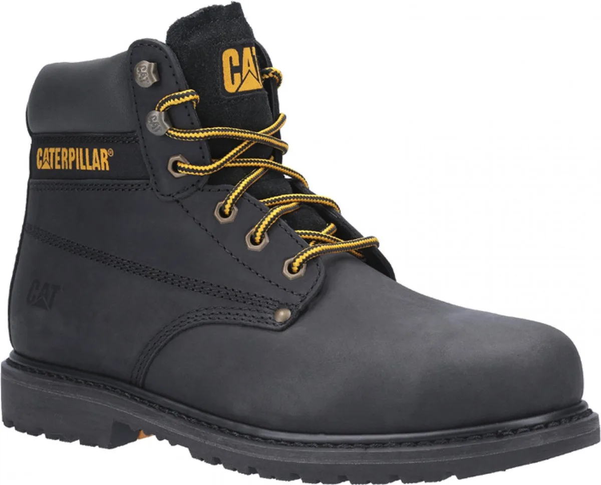 Powerplant S3 | Zwart - FW Foundation Adult - Black von CAT Footwear, Schwarz, 45 – Produktbild