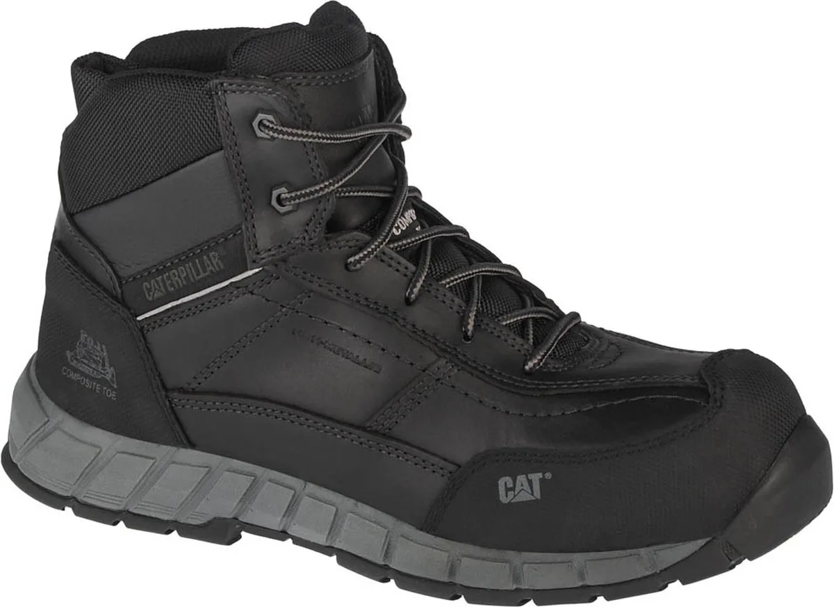 Streamline Mid LTR S1P | Zwart - FW Industrial - Black von CAT Footwear, Schwarz, 40 – Produktbild