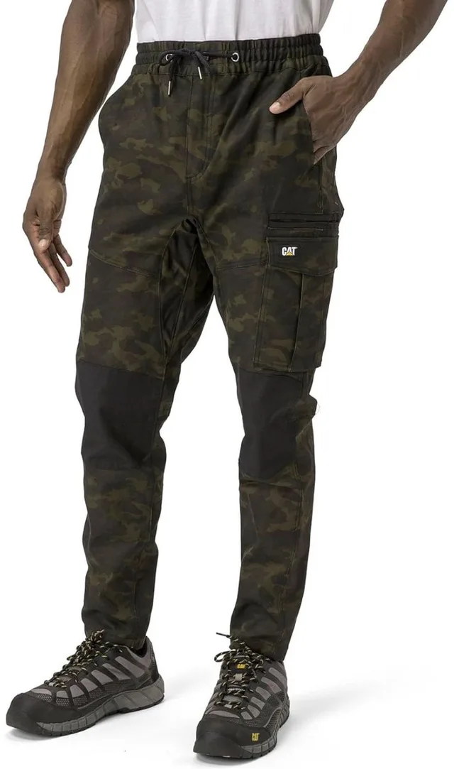 Werkbroek met tailleband Dynamic Night Camo W32 L30