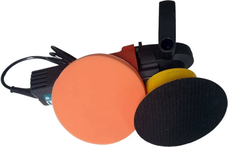Polijstmachine D 958 – Professionele Poetsmachine voor Autolak, Boten, Caravans en Meer – Instelbare Snelheid (1800-6800 RPM), Uitslag 8mm, Gewicht 2400g, Inclusief Accessoires van CEZET – productafbeelding