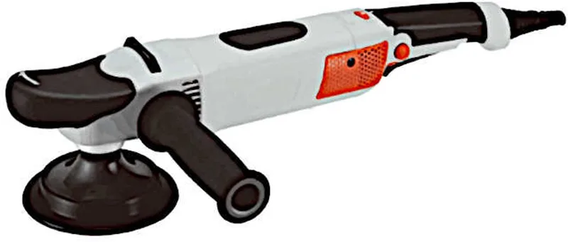 Polijstmachine R 1210 - Krachtige Polijst- en Poetsmachine voor Auto, Boot, Caravan en Meer - Regelbare Snelheid, 1000-3000 rpm de CEZET – image du produit