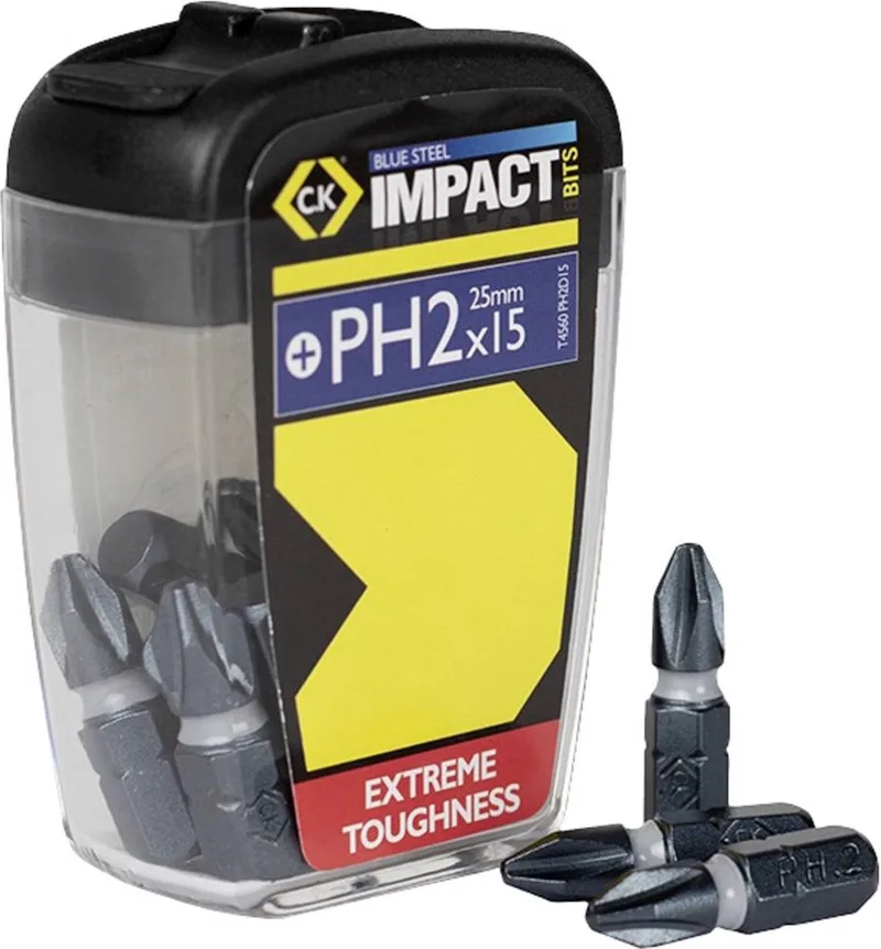 Blue Steel T4560 PH2D15 Kruis-bit 15-delig Kruiskop Phillips by C.K – product image