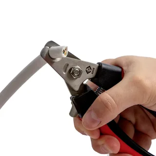 C.K 430008 Kabelschere Geeignet für (Abisoliertechnik) Alu- und Kupferkabel, ein- und mehrdrähtig von C.K – Produktbild 2 von 3