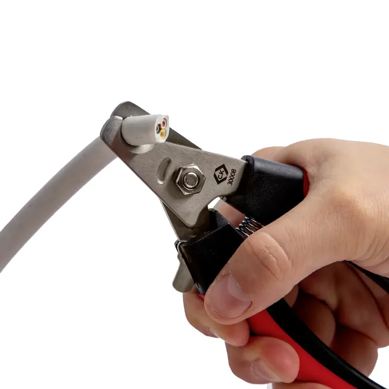 C.K 430008 Kabelschere Geeignet für (Abisoliertechnik) Alu- und Kupferkabel, ein- und mehrdrähtig von C.K – Produktbild 2 von 3