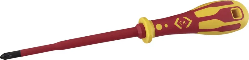 Dextro T49243-2 VDE Kreuzschlitz-Schraubendreher PZ 2 Klingenlänge: 125 mm DIN ISO 8764 von C.K – Produktbild