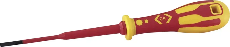 Dextro VDE Schlitz-Schraubendreher Klingenbreite: 3.5 mm Klingenlänge: 100 mm DIN ISO 2380-2 fra C.K – produktbillede