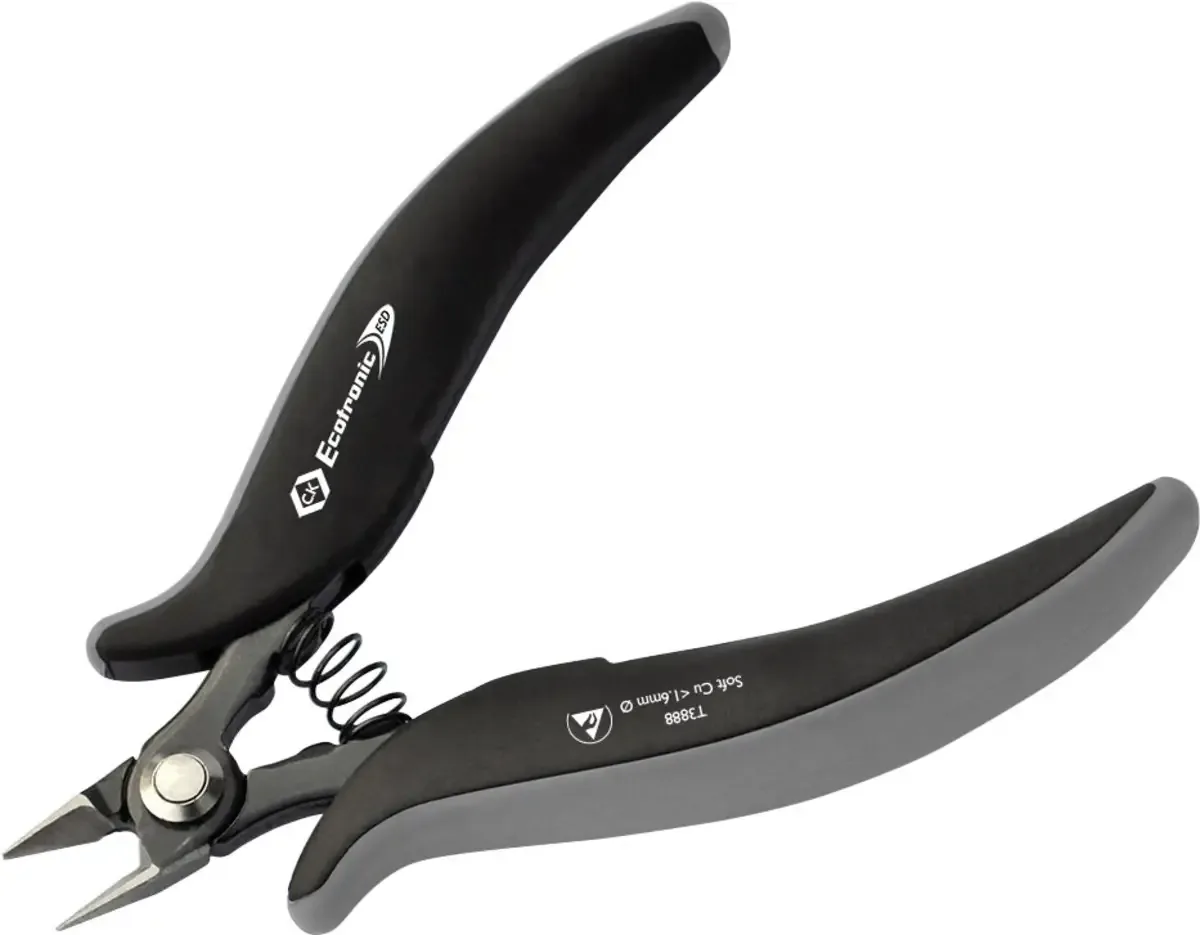 Ecotronic T3888 ESD Tång för kretskort utan facett 135 mm van C.K – productafbeelding