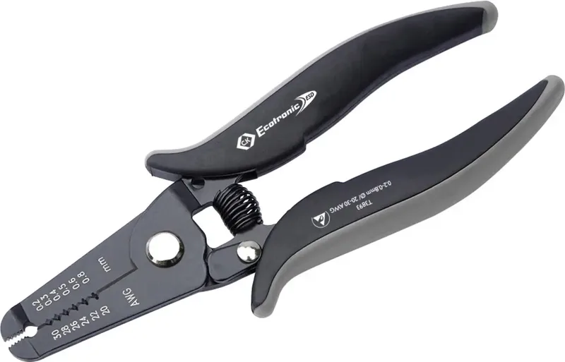 Pince à dénuder C.K Ecotronic T3893 20 à 30 AWG 0.2 à 0.8 mm 1 pc(s) de C.K – image du produit