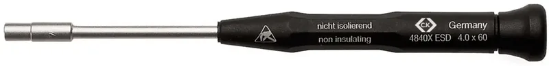ESD Steckschlüssel-Schraubendreher Schlüsselweite (metrisch): 4.5 mm Klingenlänge: 60 mm by C.K – product image