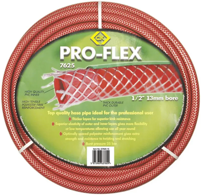 Tuyau darrosage 3/4 pouce C.K G762615 15 m rouge de C.K – image du produit