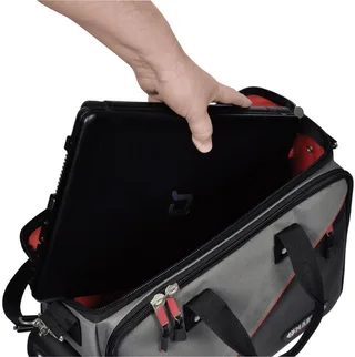 MA2632 Gereedschapstas (zonder inhoud) Technicus (b x h x d) 460 x 420 x 210 mm fra C.K, Sort, Rød, Grå – produktbillede 2 af 2