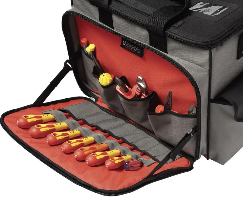 MA2650 Tekniker Værktøjstaske uden udstyr (L x B x H) 500 x 300 x 400 mm fra C.K, Grå, Sort – produktbillede 2 af 3