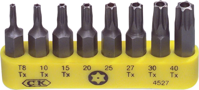 Safetytorx bitset (8 delig) van C.K, Grijs – productafbeelding