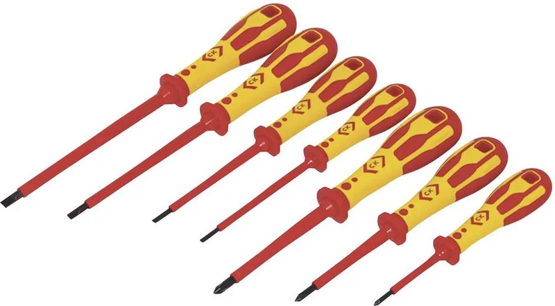 Schroevendraaierset VDE 7-delig by C.K, Kleurloos – product image