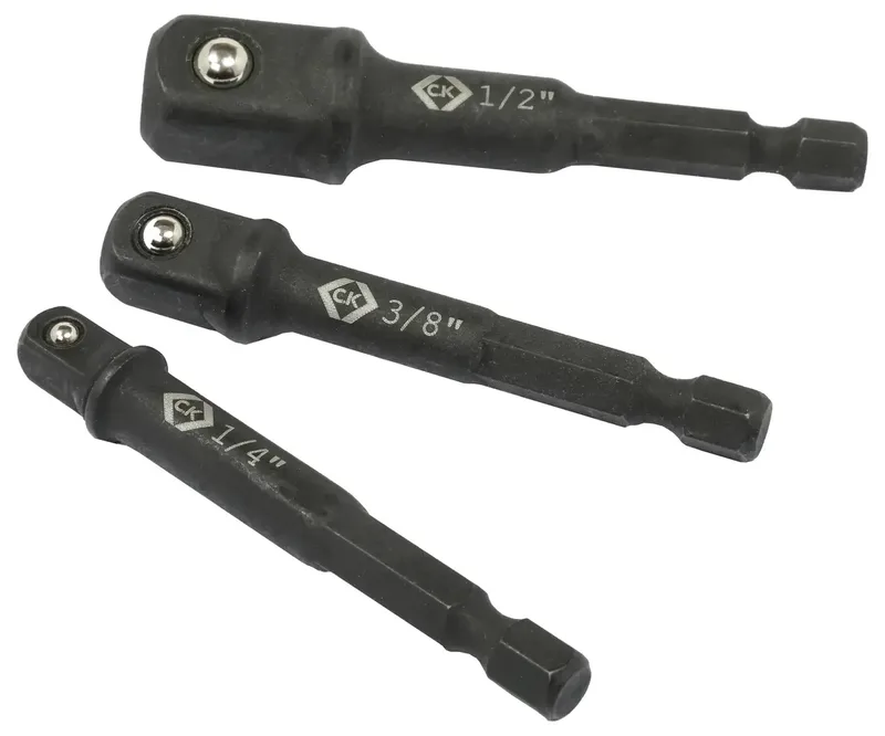 Steckschlüssel-Adapter-Set zöllig 1/2, 3/8, 1/4 T4571 by C.K – product image 2 of 2
