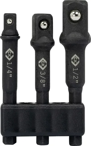 Steckschlüssel-Adapter-Set zöllig 1/2, 3/8, 1/4 T4571 by C.K – product image 1 of 2