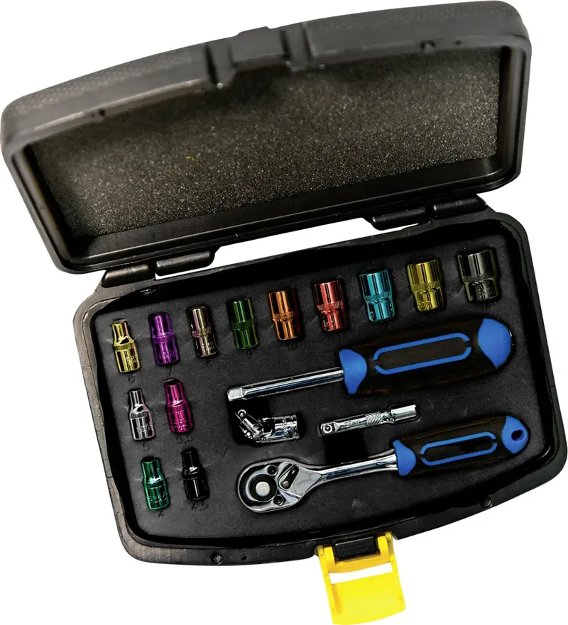 Steckschlüsselsatz metrisch 1/4 (6.3 mm) T4658 by C.K – product image