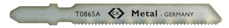 T0865A Stichsägeblatt HSS, für Metall, fein, 5 St. auf Karte 1 St. von C.K – Produktbild