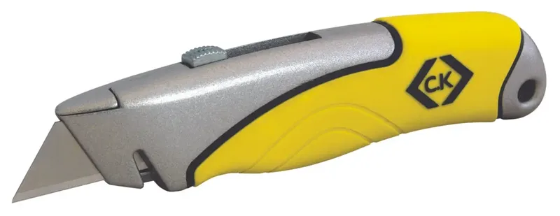 T0957-1 Cutter mit einziehbarer Klinge, Softgriff 1 St. von C.K – Produktbild