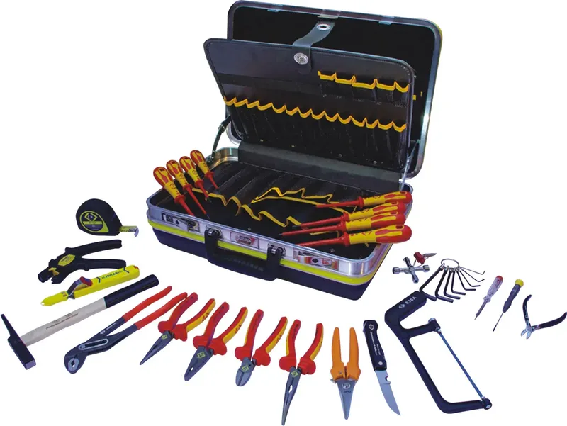 T1641 Elektriker Werkzeugkoffer bestückt 26teilig by C.K – product image