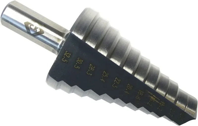 T3012 HSS Stufenbohrer Gesamtlänge 80 mm 3-Flächenschaft 1 St. von C.K – Produktbild