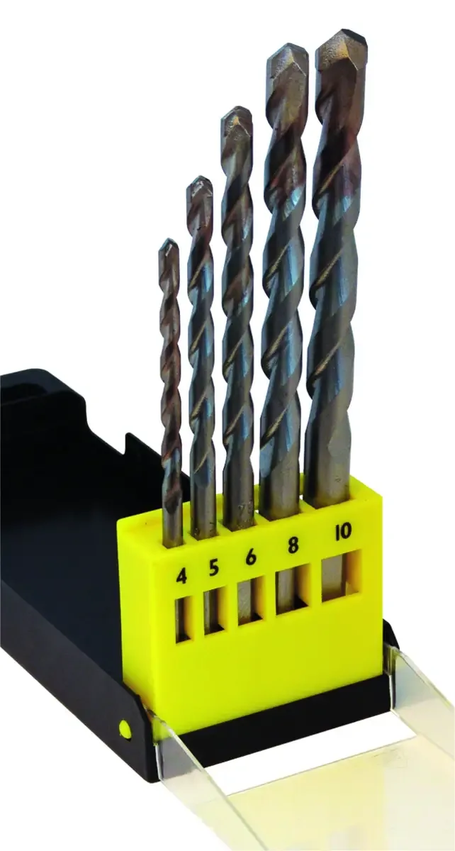 T3063 Carbide Multifunctionele boorset 5-delig 4 mm, 5 mm, 6 mm, 8 mm, 10 mm Cilinderschacht 1 set(s) von C.K – Produktbild