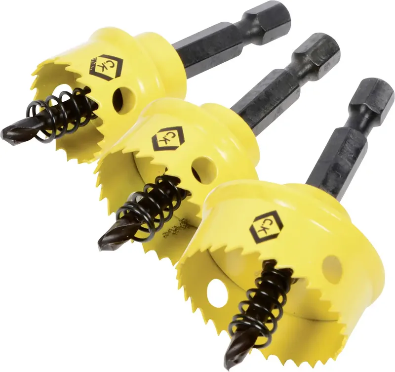 T3213A Lochsägen-Set 20 mm, 25 mm, 32 mm 3 St. by C.K – product image